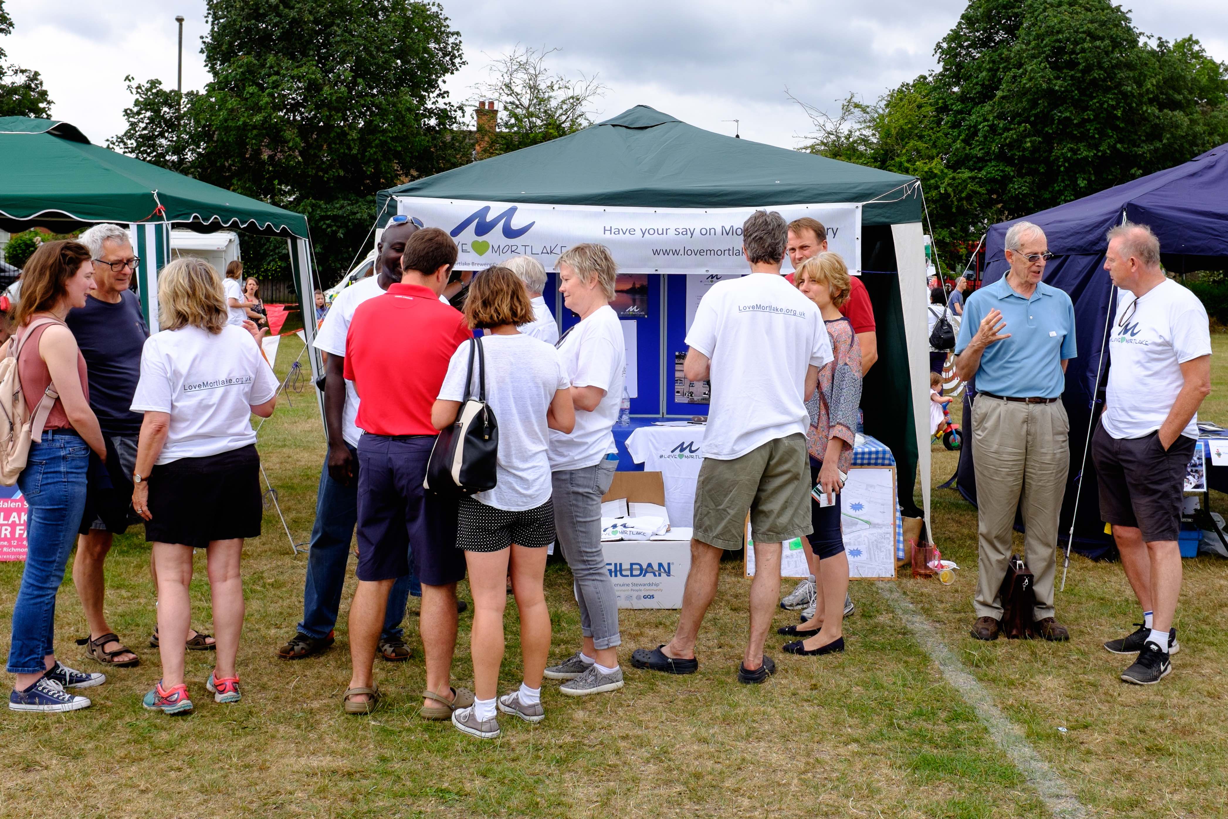 Mortlake Brewery Community Group at the Mortlake Fair